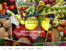 Tablet Screenshot of capitalproduce.com